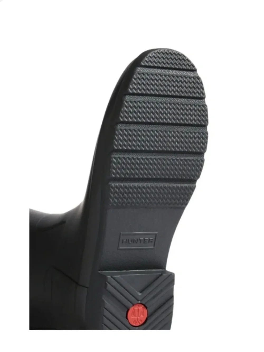 Hunter Boots Women's Refined Tall Rain Boots in Black
